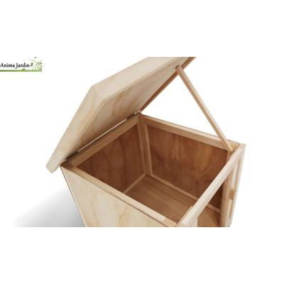 Poulailler nichoir en bois pour lapin ou poule