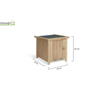 Poulailler nichoir en bois pour lapin ou poule