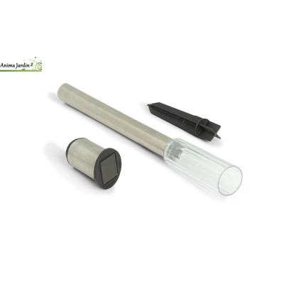 Lot de 4 bornes solaire, éclairage extérieur, Stick