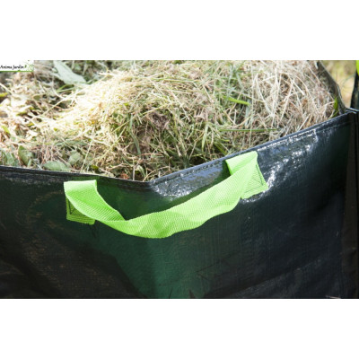 Lot de 3 sacs de jardin vert avec poignée, ThreeBag