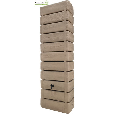 Récupérateur d'eau de pluie imitation bois clair, 300 L, Wood