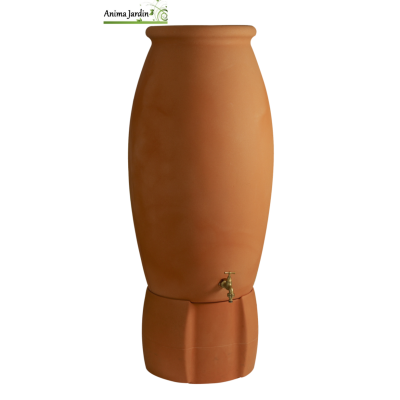Récupérateur d'eau de pluie 235L avec socle, Rotomoule Jarre