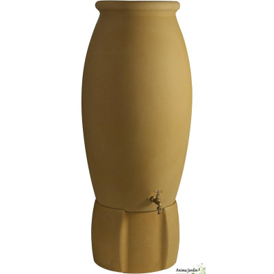 Récupérateur d'eau de pluie 235L avec socle, Rotomoule Jarre