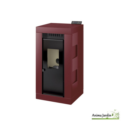 Poêle à pellets/granulés en acier à air frontal 9,8 KW, Burgos