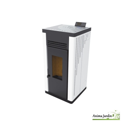 Poêle à pellets/granulés en acier à air frontal 12 kW, Grenade