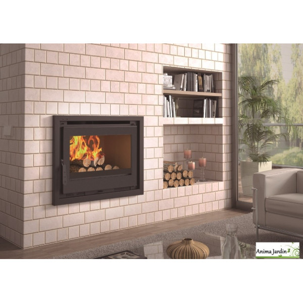 Insert à bois de chauffage sans turbine 16,8 kW, Poêle Malo