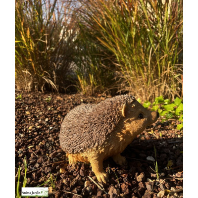 Hérisson en résine, Riviera, achat, animal de la forêt, déco jardin