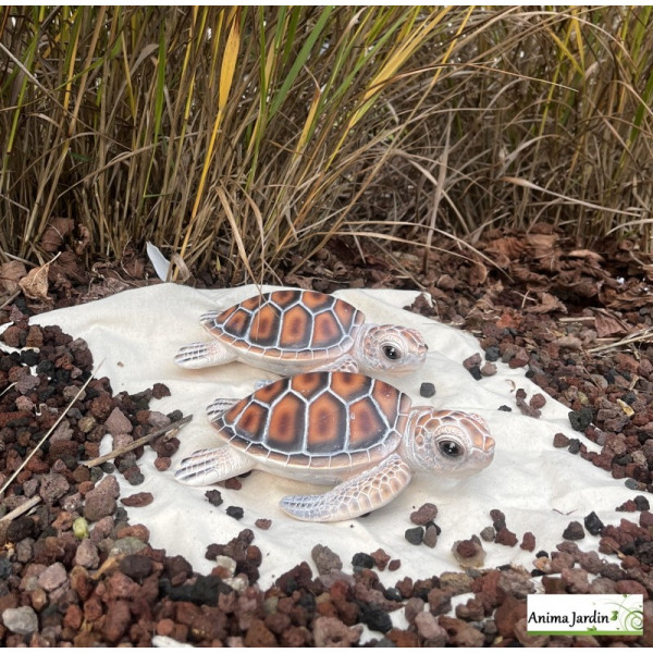 Bébé Tortue de mer en résine, décoration de jardin, déco vitrine