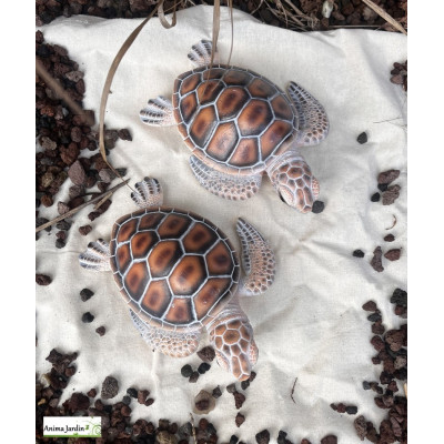 Bébé Tortue de mer en résine, décoration de jardin, déco vitrine