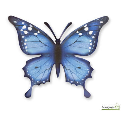 Papillon L.40 cm, animal en métal, ornement décoration extérieure