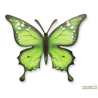 Papillon L.40 cm, animal en métal, ornement décoration extérieure