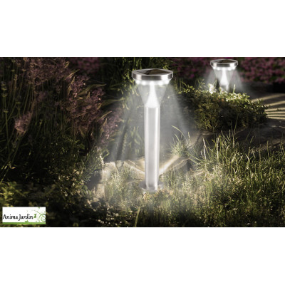 Lampe Solaire Haute luminosité 13 LED, éclairage extérieur Lustral