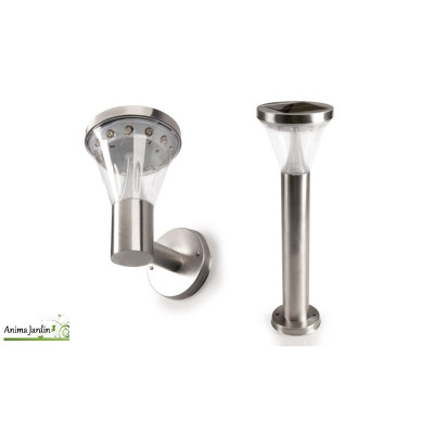 Lampe Solaire Haute luminosité 13 LED, éclairage extérieur Lustral