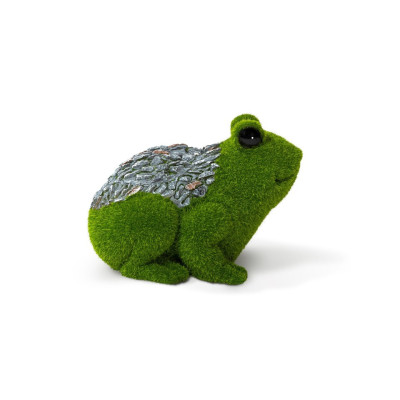 Escargot en résine et gazon, L.20 cm, Décoration extérieure