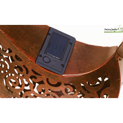 Lot de 2 poules en Métal, H.29 cm, Décoration extérieure