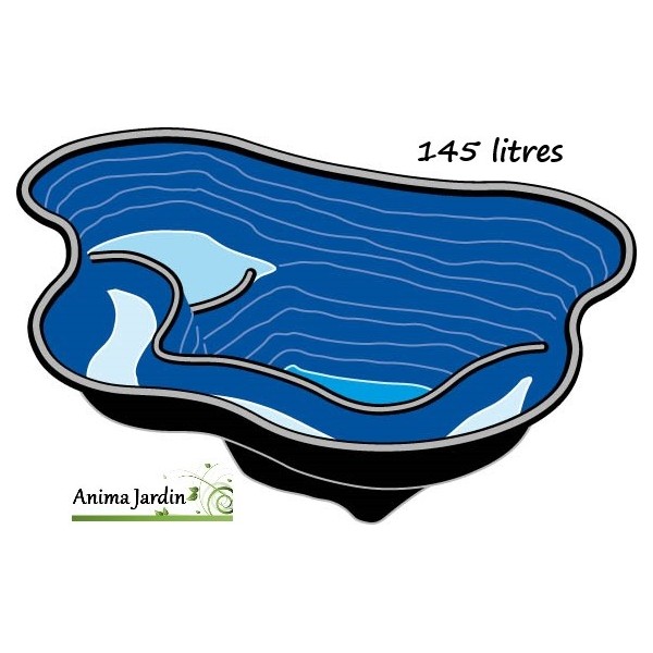 Feuille de PVC Aquaking pour étang de jardin 0,5 mm 4x4m - Base