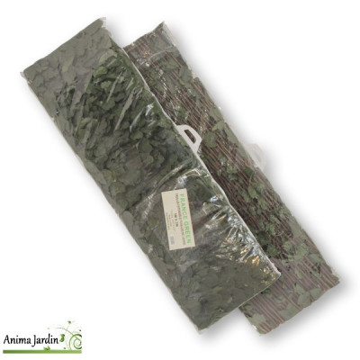 Treillis extensible en bois de saule, Imitation Feuilles de Lierre