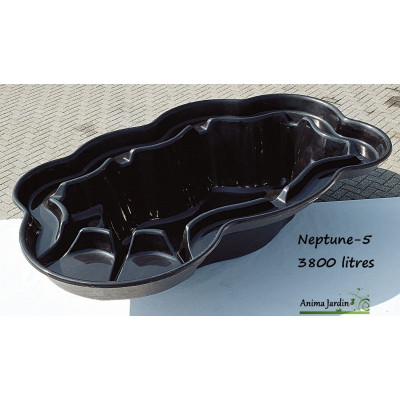 Bassin de jardin Neptune, 3800 litres, bassin rigide, ubbink, PVC noir,  achat/vente