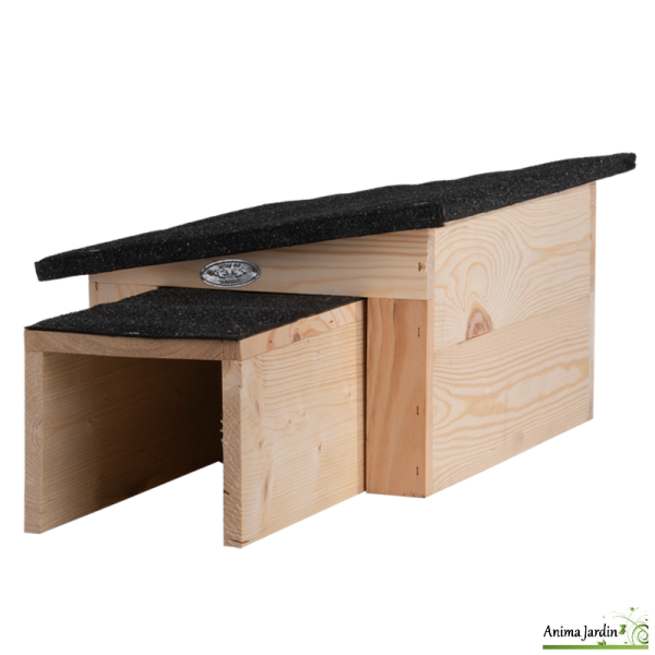 Maison pour hérisson en bois - L.60,8 cm