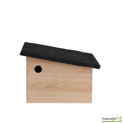 Maison pour hérisson en bois, L.60,8 cm