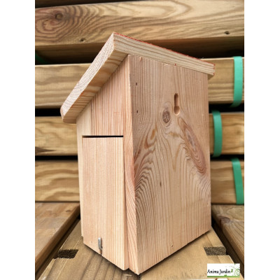 Maison pour papillon en bois, H.20,8 cm, Hôtel à insecte Flutti