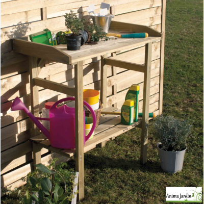 Table de rempotage en bois - 80x40 cm - Flora