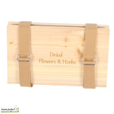 Presse à fleurs et herbes avec cordes en bois - FlowerPress