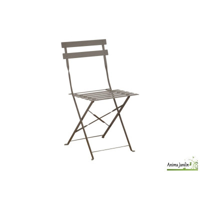 Lot de 2 chaises pliantes Cubas en acier, ProLoisirs