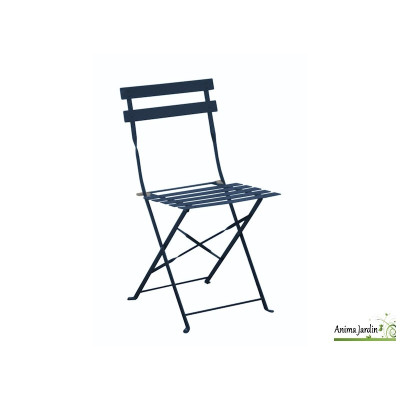 Lot de 2 chaises pliantes Cubas en acier, ProLoisirs