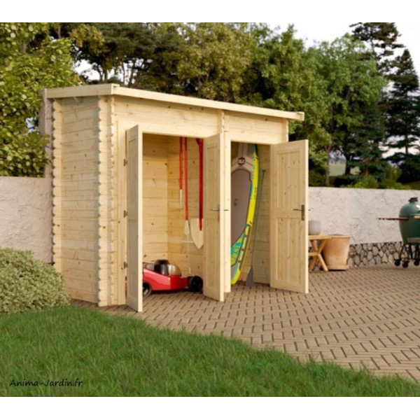 Armoire de jardin en bois, armoire murale, 2,52 m²