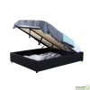 Lit coffre 140x190 cm avec sommier - Simili cuir Otto