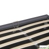 Lit coffre 160x200 cm avec sommier - Tissu gris Otto