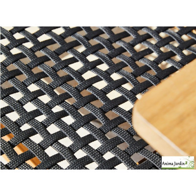 Salon de jardin d'angle Dahlia en bois - ProLoisirs