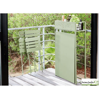 Salon de jardin 2P Set Balcon avec étagère - ProLoisirs