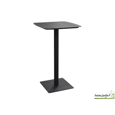 Table de jardin haute graphite, Guéridon Perfect - ProLoisirs