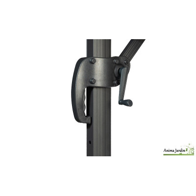 Parasol crème 360° rond 3 m avec housse - Sombra