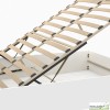 Lit coffre 160x200 cm avec sommier - Bois blanc - Sicilia
