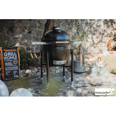 Kamado Monolith ONE . 55 + chariot + Tablettes