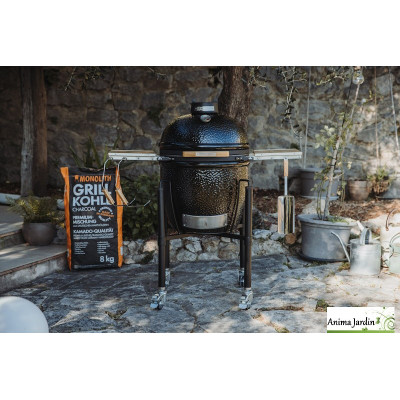 Kamado Monolith ONE . 55 + chariot + Tablettes