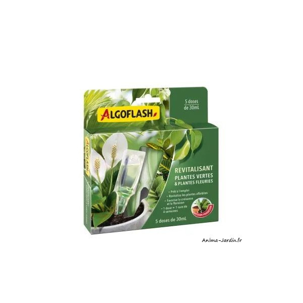 5 Doses revitalisantes plantes vertes et plantes fleuries, Algoflash
