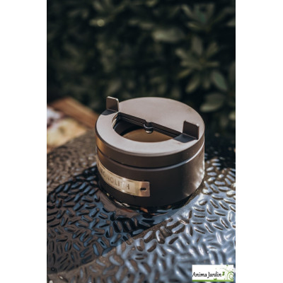 Barbecue Kamado Monolith CLASSIC Noir ProSerie 2.0 + Chariot + Tablettes