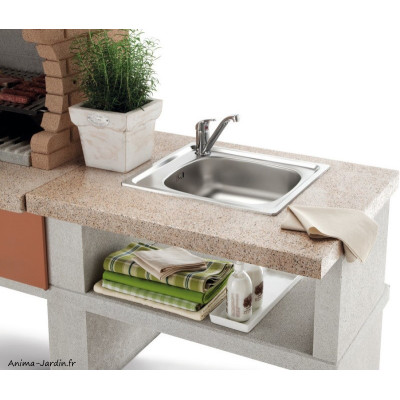 Barbecue en pierre, cuisine extérieur Ariel, Palazzetti