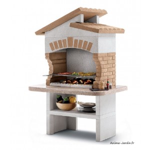 Barbecue en pierre Tupai, charbon et bois, Palazzetti