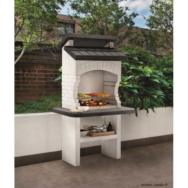 Barbecue en pierre Olbia, charbon et bois, Palazzetti