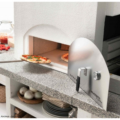 Barbecue en pierre New Zealand 2, grill et four, Palazzetti