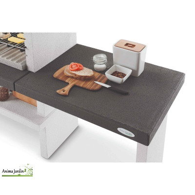 Barbecue en pierre Ravello, charbon et bois, Palazzetti