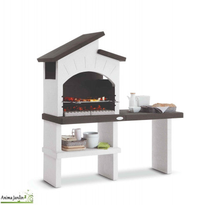 Barbecue en pierre Ravello, charbon et bois, Palazzetti