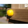 Aire de jeux en bois Jarcas - Balançoire double, maison, bac à sable et toboggan, Fungoo