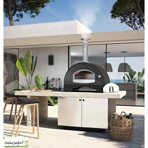 Four à bois pour pizza en Acier Carlo - Palazzetti