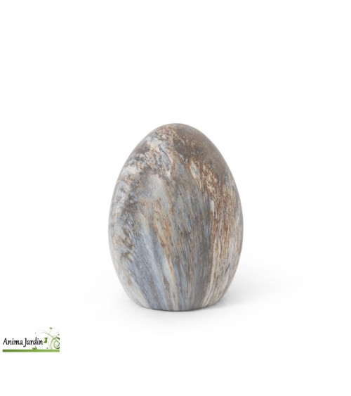 Lapin Marbre, H.29 cm, animal en céramique, décoration extérieure